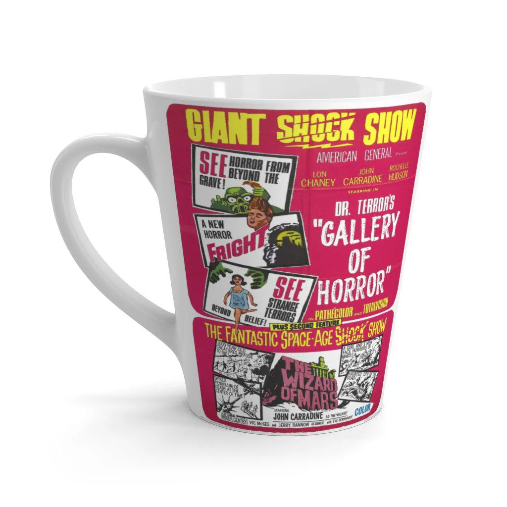 Shock Horror Show Latte mug - Image 3