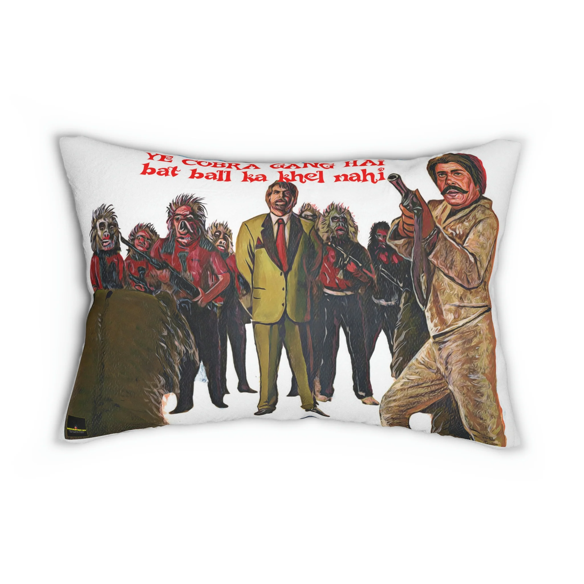 Shock Maar & Cobra Gang - Spun Polyester Lumbar Pillow - Image 2