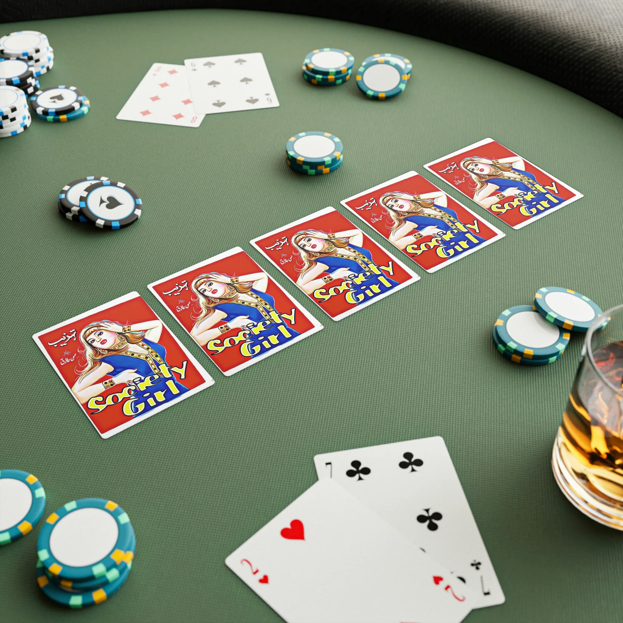 Society Girl Poker Cards - Image 6