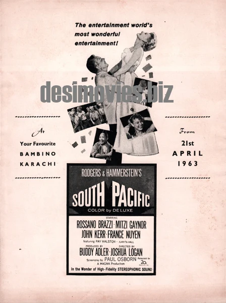 South Pacific (1958) Press Ad