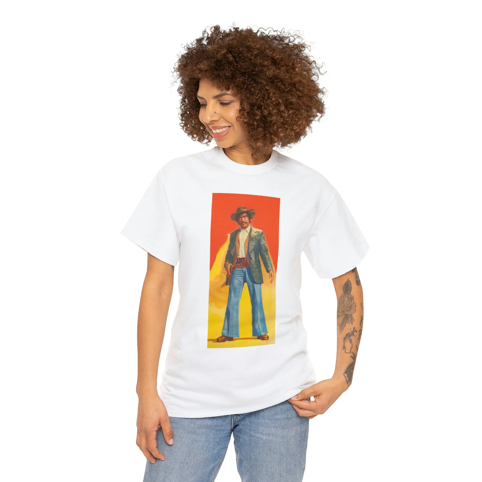 Sultan Rahi - Lollywood - Unisex Heavy Cotton Tee - Image 4