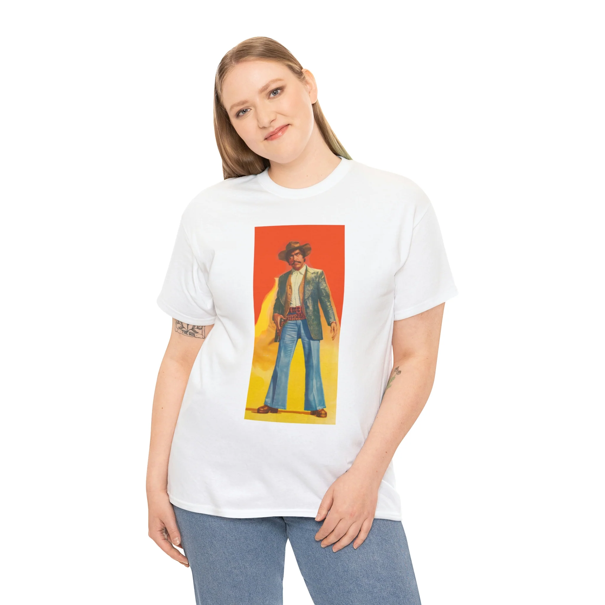 Sultan Rahi - Lollywood - Unisex Heavy Cotton Tee - Image 5