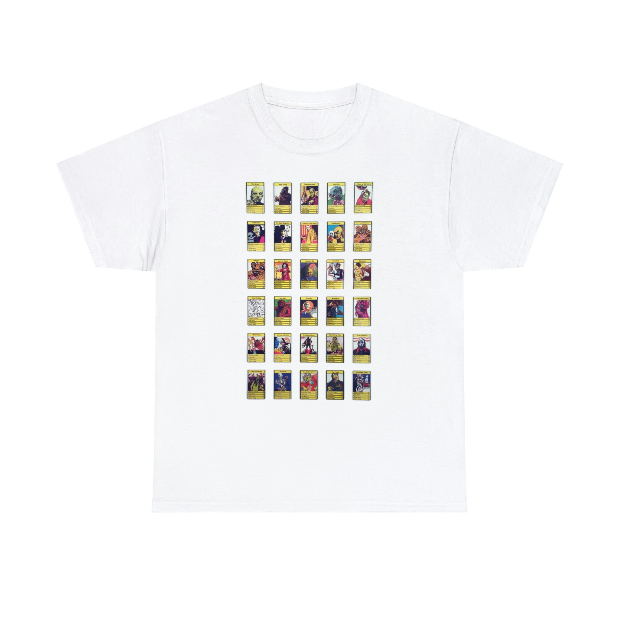Top Trump Horror - Unisex Heavy Cotton Tee - Image 2