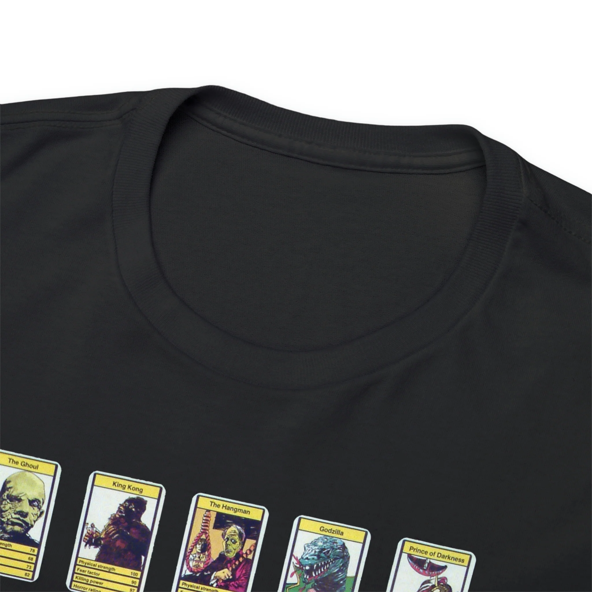 Top Trumps Horror Cards - Unisex Heavy Cotton Tee - Image 10