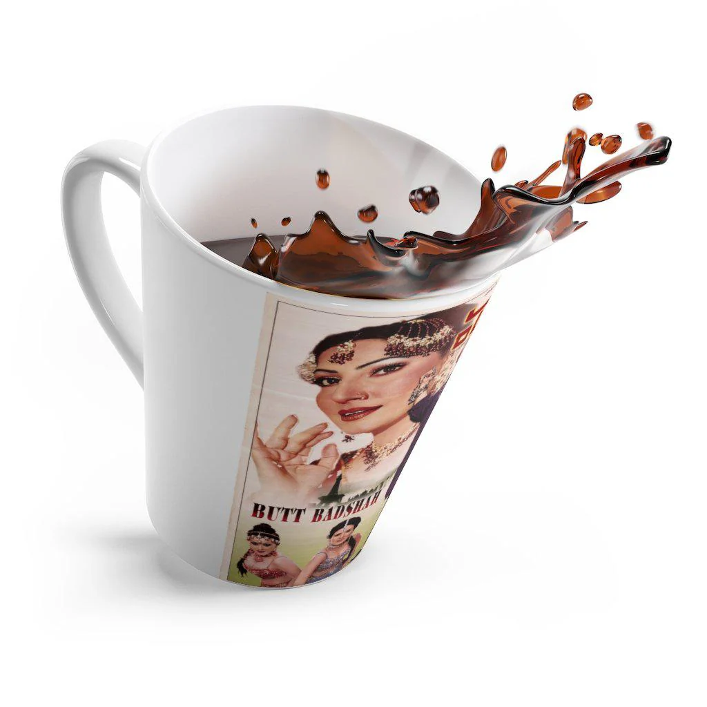 Trump as Butt Badshah Latte mug - Image 4