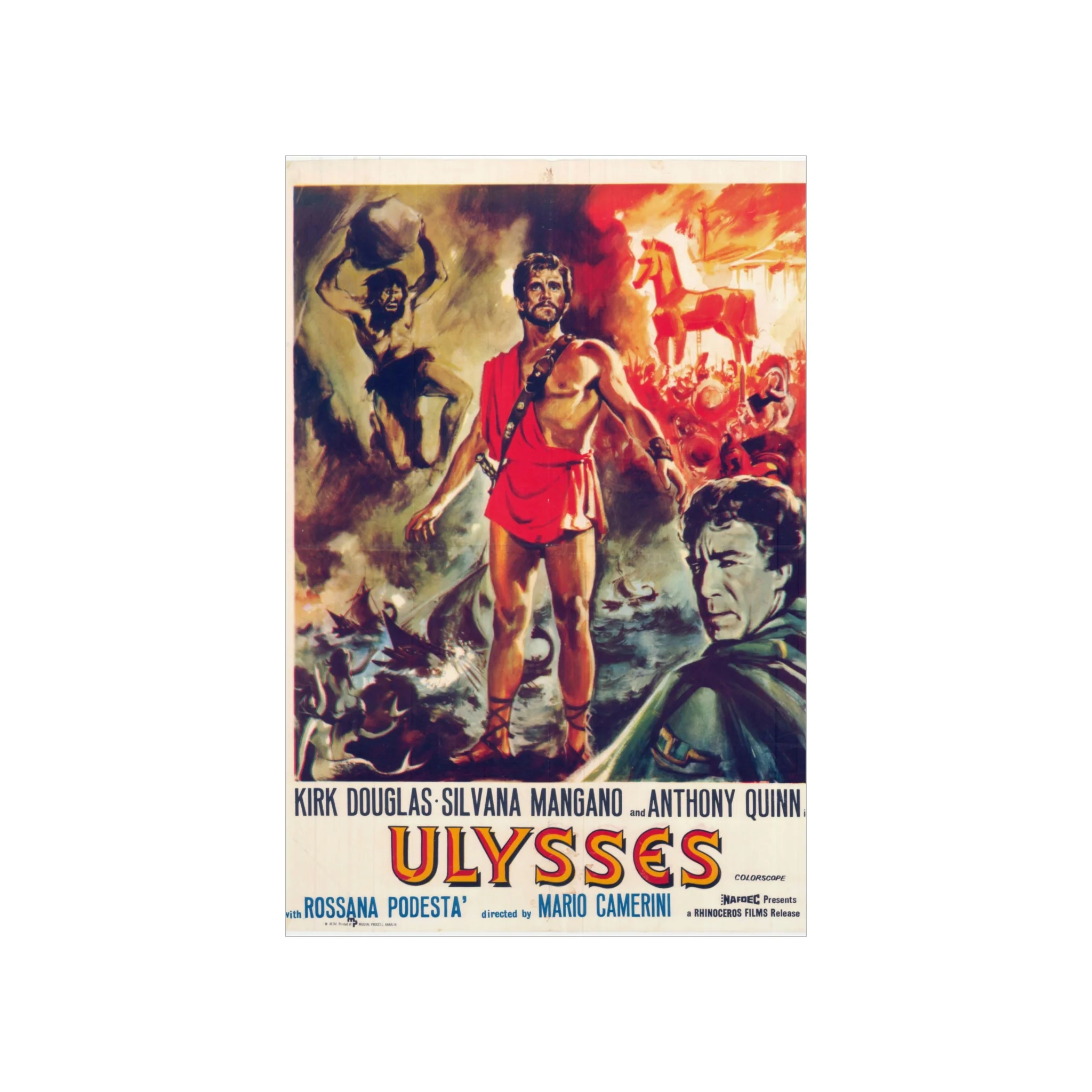 Ulysses (1967) - Pakistani Poster Premium Matte Vertical Posters - Image 2