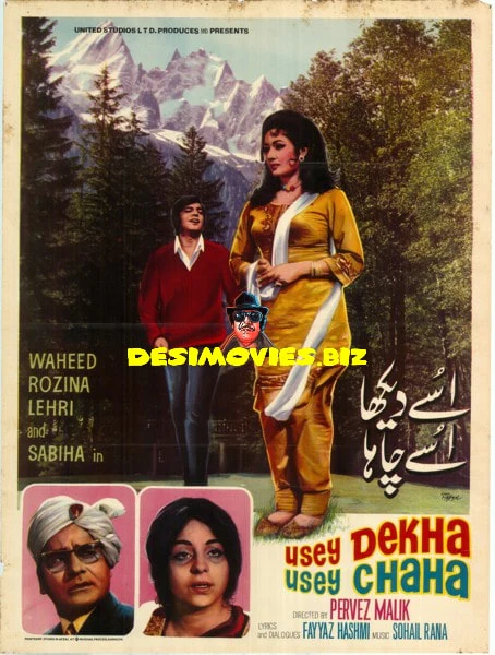 Ussay Dekha Ussay Chaha (1974) Original Poster