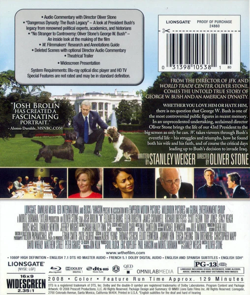 W. Blu-ray (2008) - Image 2