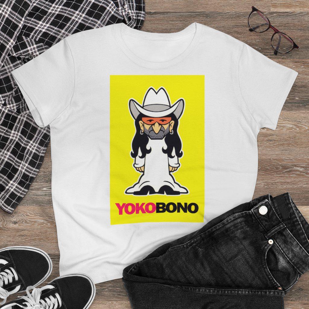 Yoko Bono - Women's Heavy Cotton Tee - Image 3