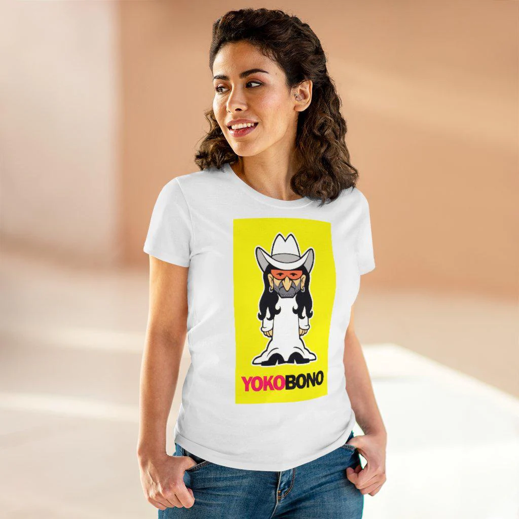 Yoko Bono - Women's Heavy Cotton Tee - Image 5